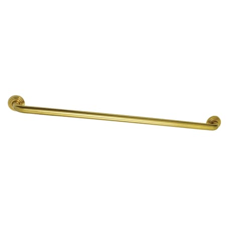 Kingston Brass DR214367 36-Inch x 1-1/4-Inch O.D Grab Bar, Brushed Brass DR214367